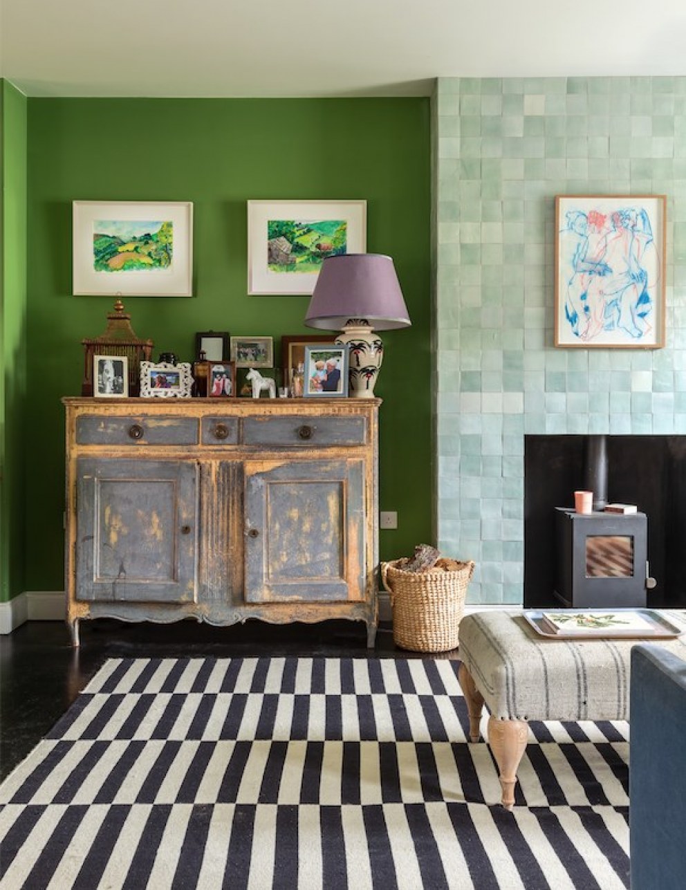 West London family  | Sitting room details | Interior Designers